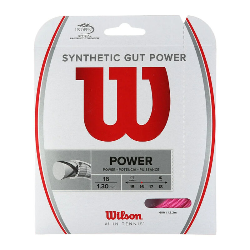 Wilson Synthetic Gut Power 16 Tennis String image number 0